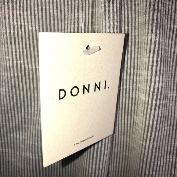 Donni Ribbed sandwash open cardigan OS - Picture 9 of 11